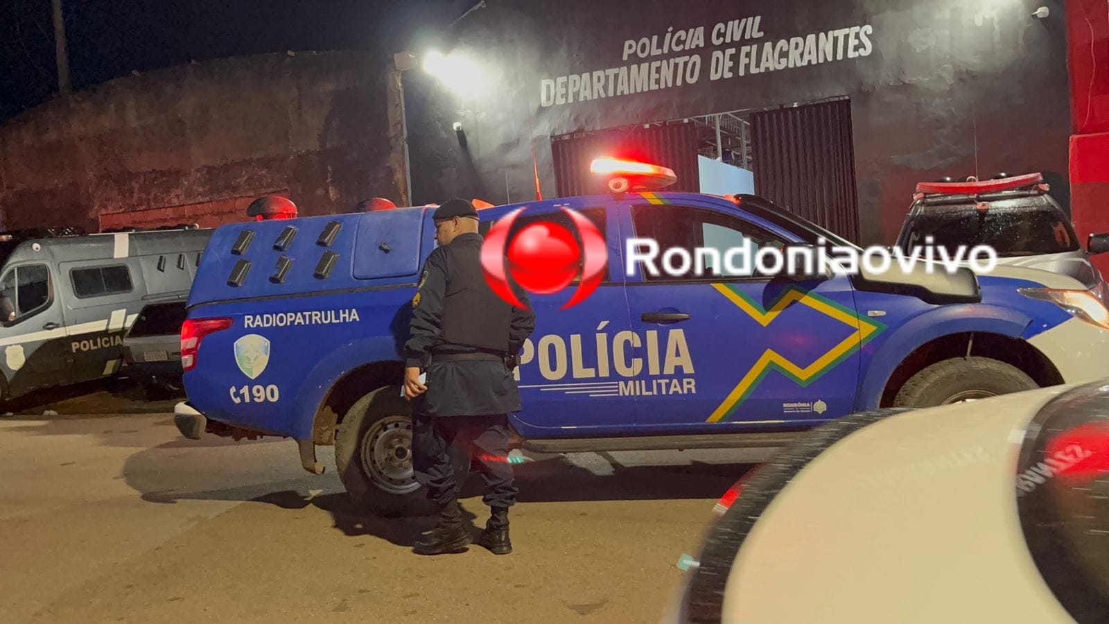 DESCONTROLADO: PM prende homem que agrediu esposa, filha e ameaçou matar família