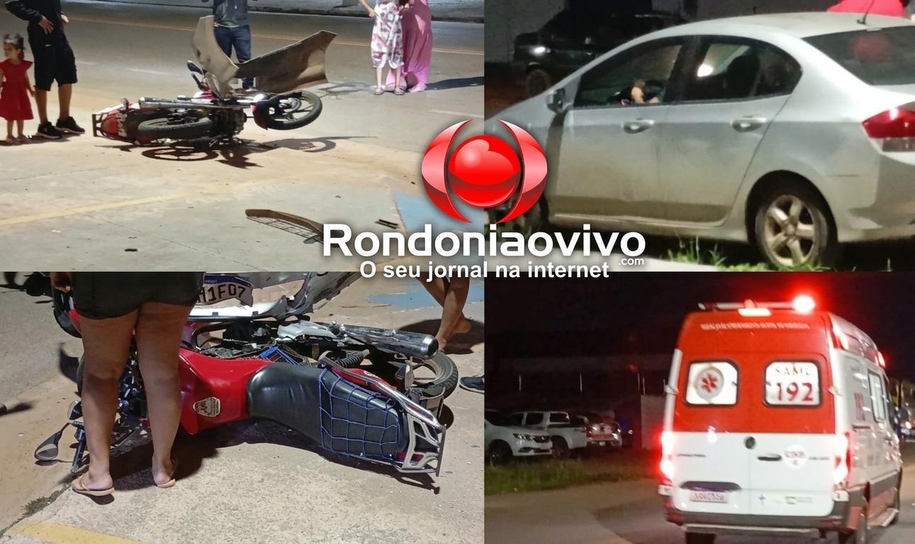 BÊBADA NO TRÂNSITO: Mulher atropela motociclista, tenta fugir e é presa pela PM 