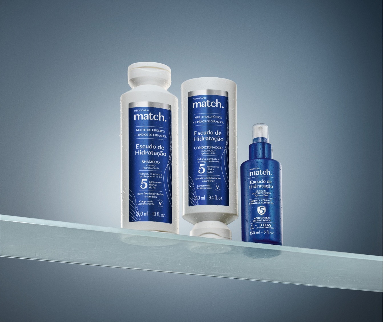 LANÇAMENTO: Match lança Escudo de Hidratação com antifrizz de 3 dias e menor preço do ano