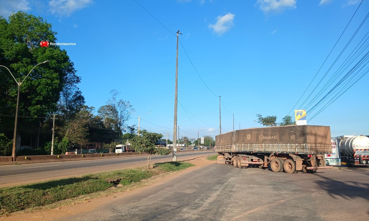 ALERTA: Acidente interrompe tráfego na BR-364 sentido Vilhena