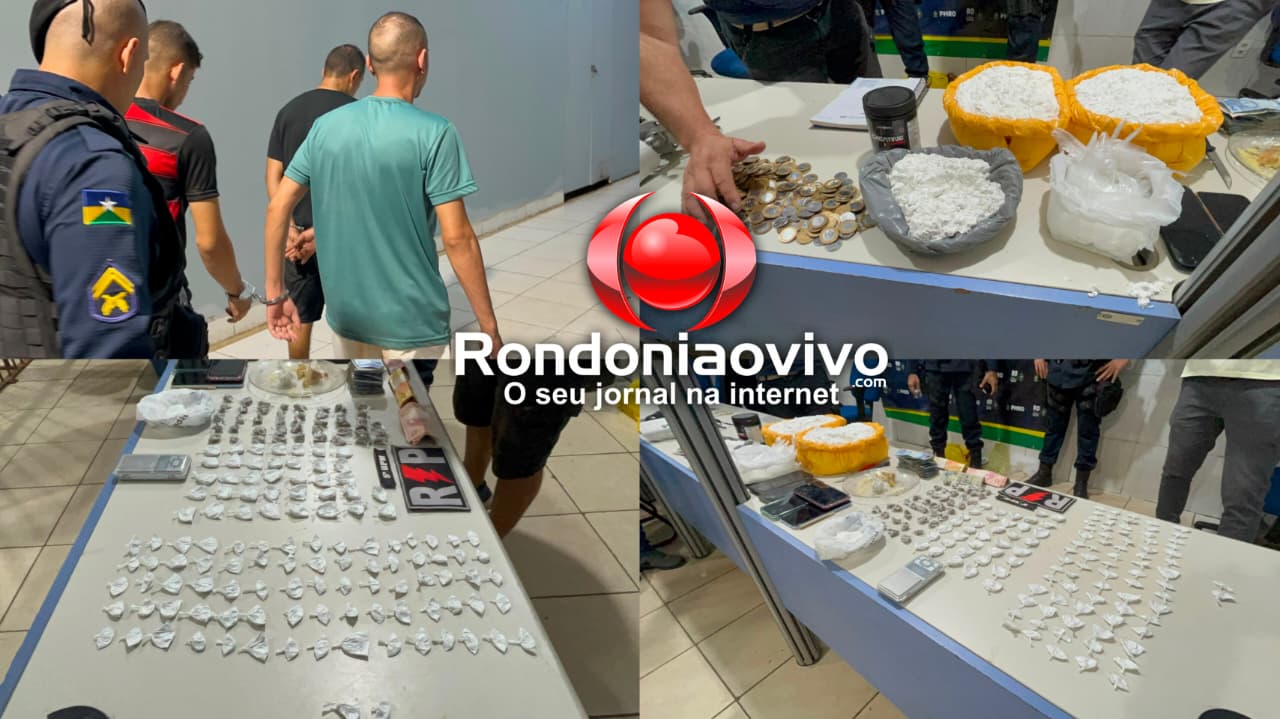 BRASIL CONTRA O CRIME: Trio é preso com muita droga após PM checar denúncia de idoso trancado