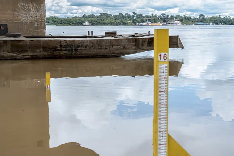 PRECIPITAÇÃO: Rio Madeira volta a baixar e registra queda de 1,53 metro em Porto Velho