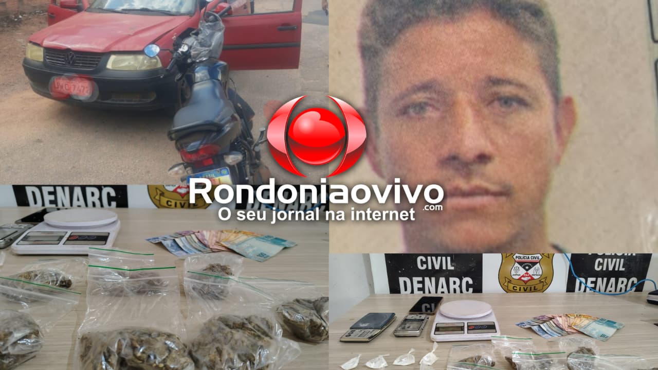 ZONA SUL: Denarc intercepta 'Tubarão' em carro e desarticula ponto de tráfico