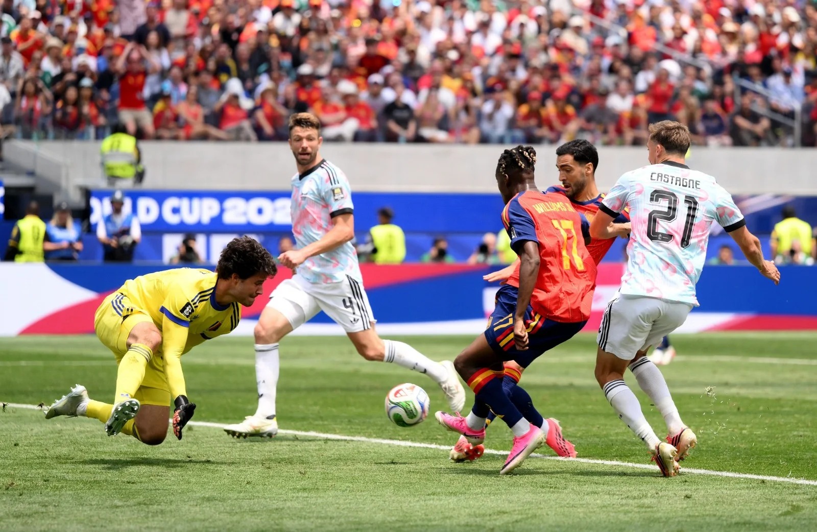 VAGA NA SEMI: Espanha supera Bélgica por 2 a 1 e avança às semifinais da Copa do Mundo 2026
