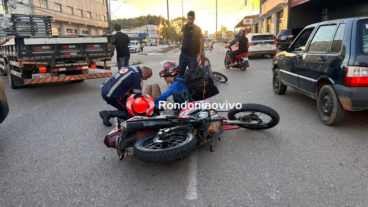 URGENTE: Mulher fica ferida em grave acidente na Nações Unidas