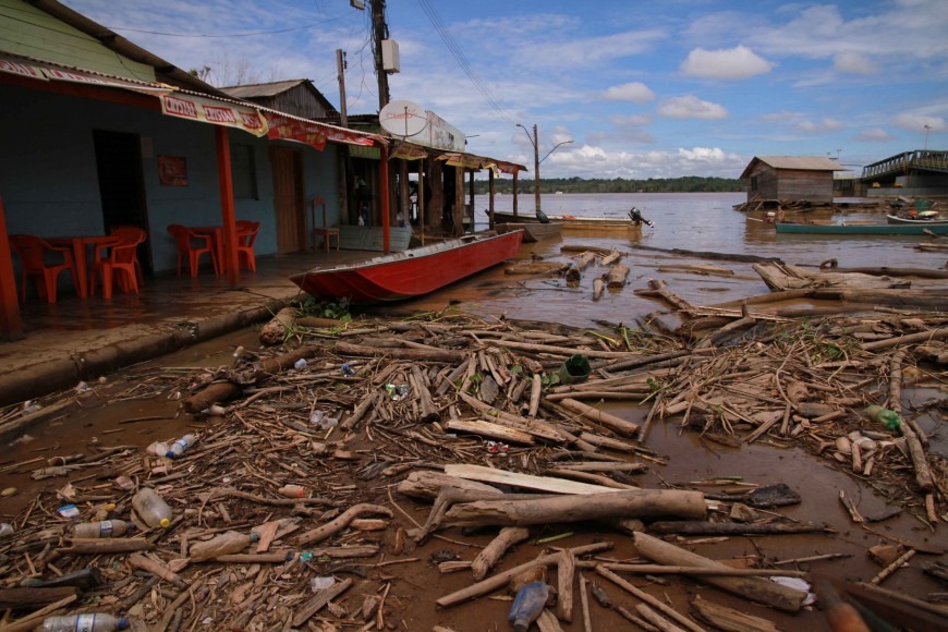 PERTO DO RIO: Áreas de risco de inundação em Porto Velho equivalem ao Parque Natural