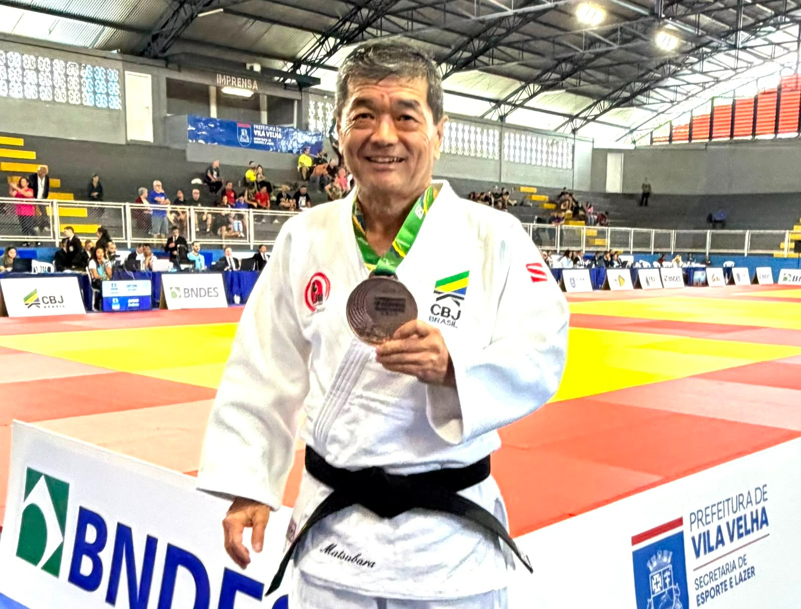 JUDÔ: Mauro Matsubara conquista bronze no Brasileiro e leva Colorado do Oeste ao pódio