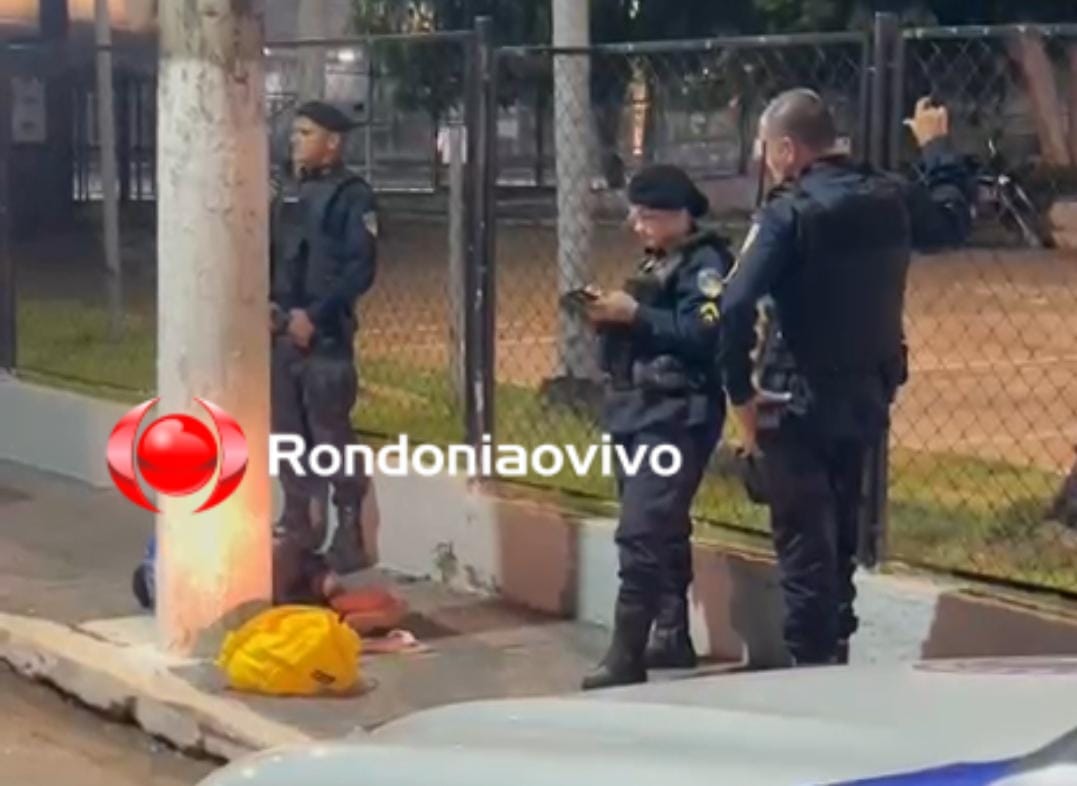 VÍDEO: Mulher é socorrida após ser agredida com pauladas por segurança