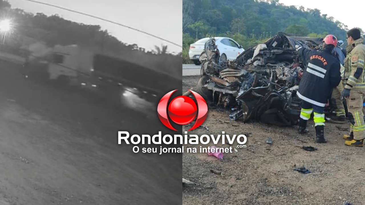 BATIDA FRONTAL: Sobe para cinco número de mortos em veículo da prefeitura na BR-364