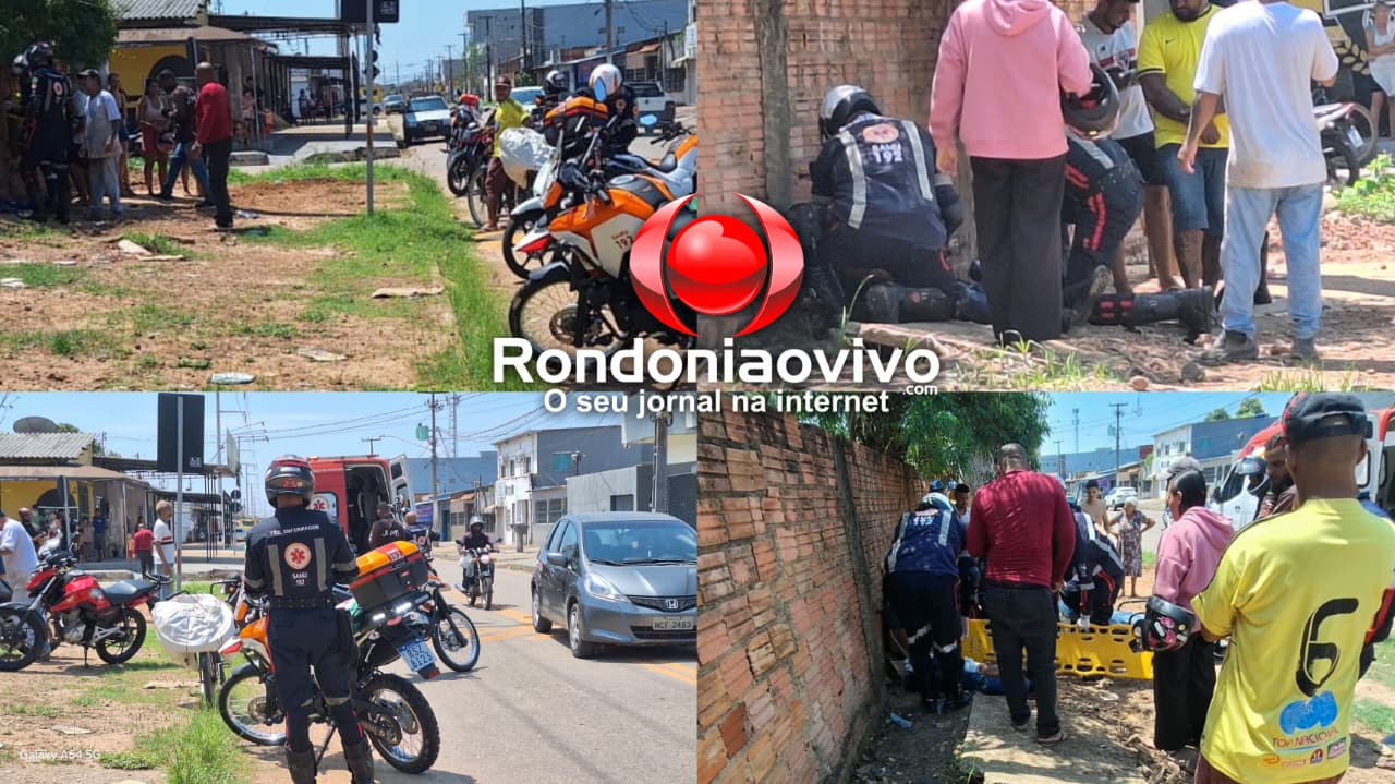 IMPRUDÊNCIA: Dois motociclistas sofrem ferimentos após grave acidente na capital