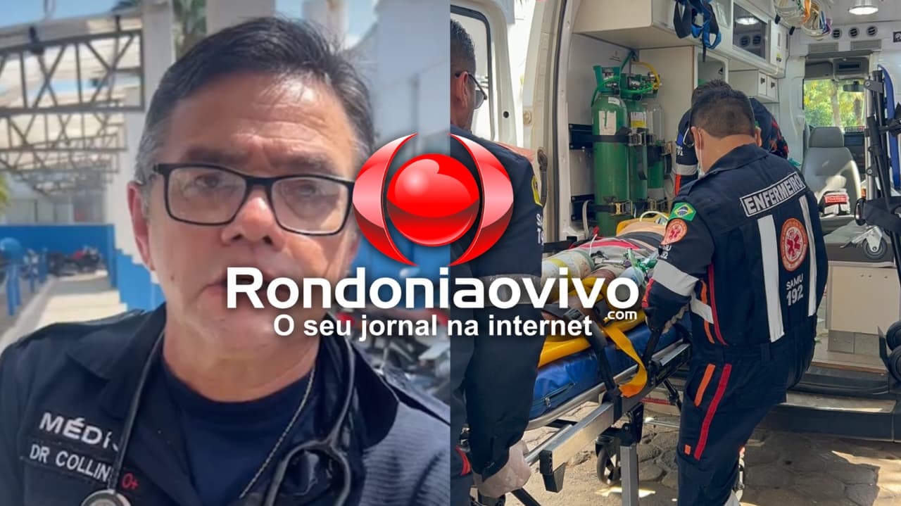 VÍDEO: Dr. Francisco Collins do Samu fala sobre situação de idoso atropelado na BR-364