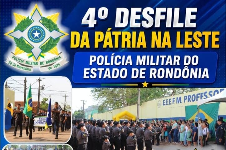 ZONA LESTE: 5º Batalhão da Polícia Militar realiza o 4º Desfile da Pátria 