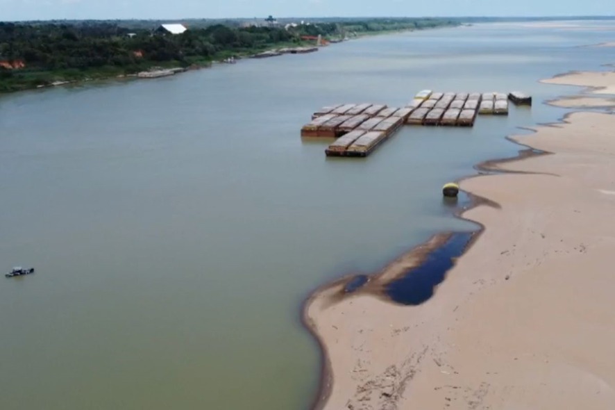 HIDROVIA DO MADEIRA: Seca dos rios ameaça abastecimento e encarece produtos em Porto Velho 