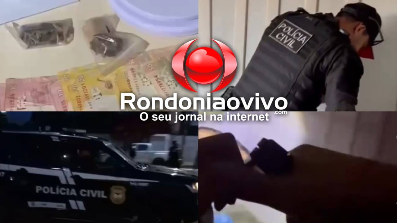 VÍDEO: Grupo criminoso acusado de homicídio, tráfico e por de arma é alvo de operação