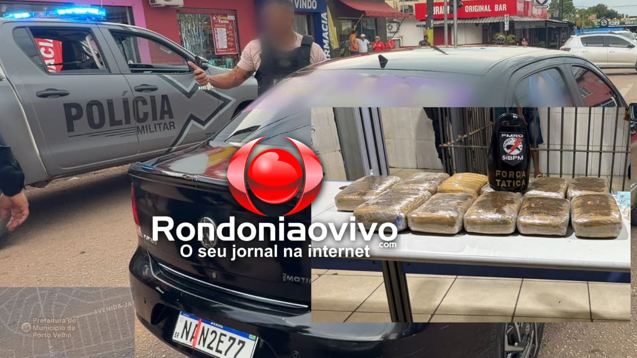 11 QUILOS: Traficante é preso com droga com disfarce de pó de café em carro
