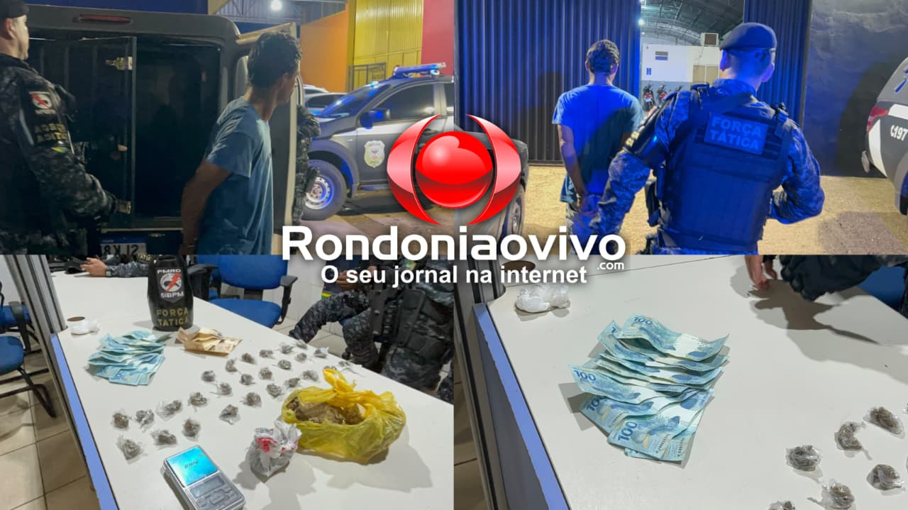 ORGULHO DO MADEIRA: Acusado de tráfico de drogas sai correndo, mas não escapa da cadeia