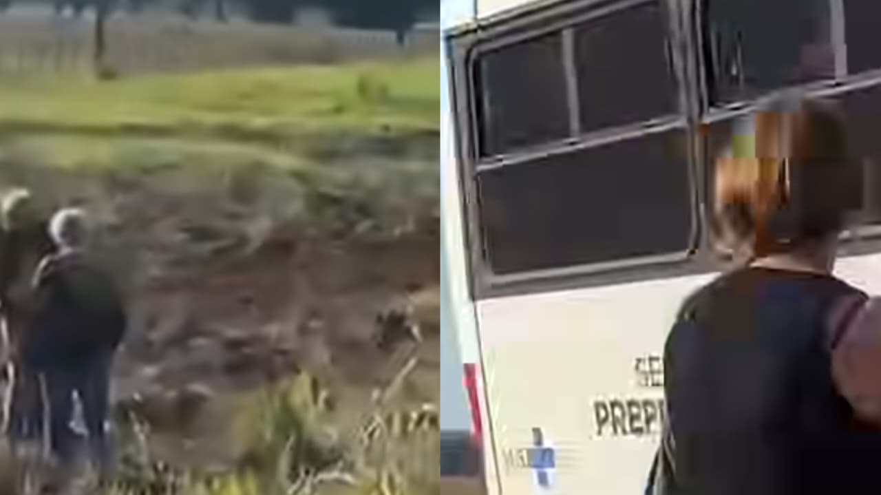 VÍDEO: Roda de ônibus com vários pacientes se solta e pega fogo na BR-364