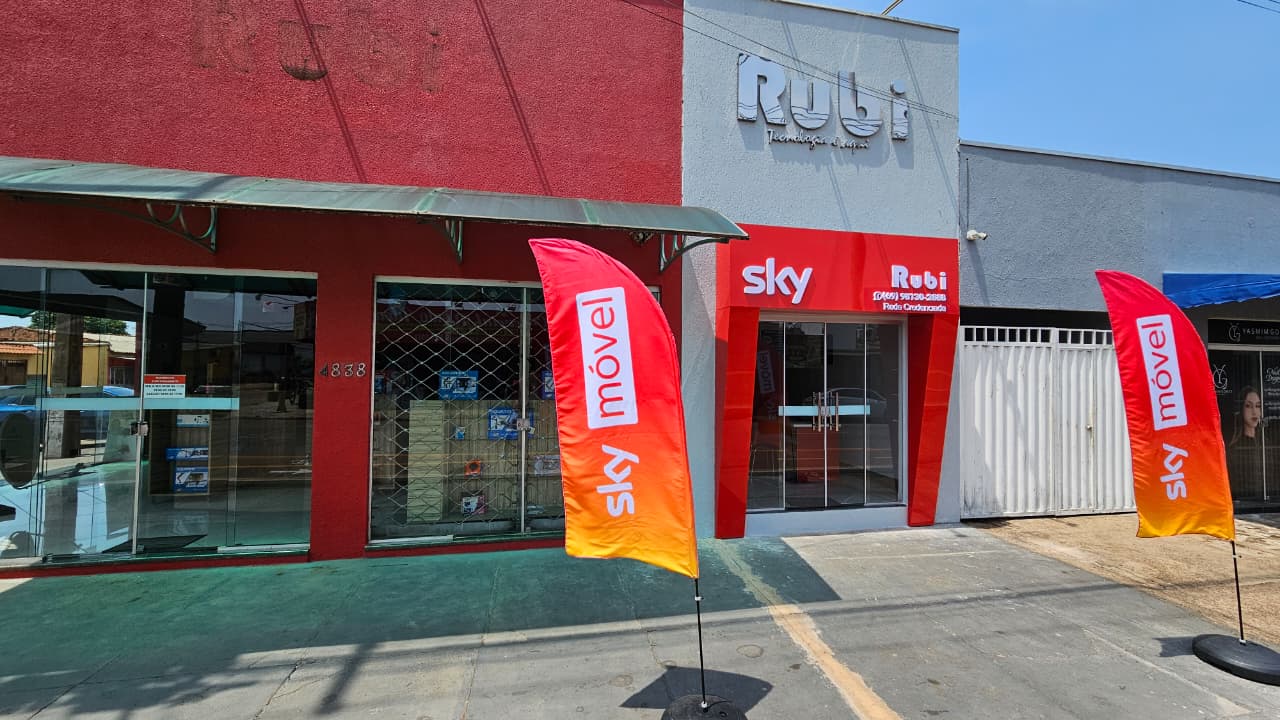 INAUGURAÇÃO: Rubi Tecnologia inaugura nova loja padrão SKY com ofertas especiais em Porto Velho