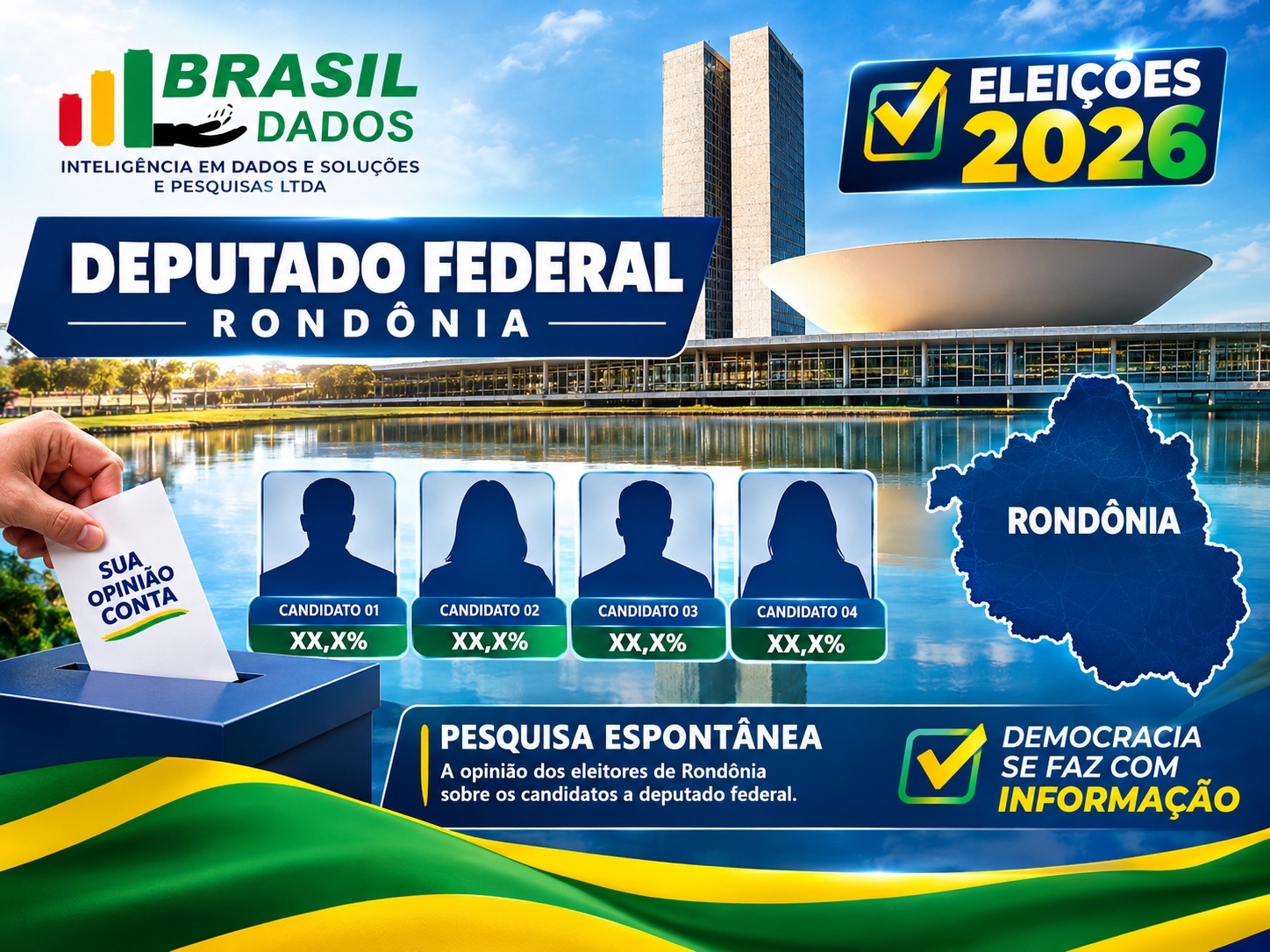 PANORAMA ELEITORAL: Pesquisa aponta disputa pulverizada para deputado federal
