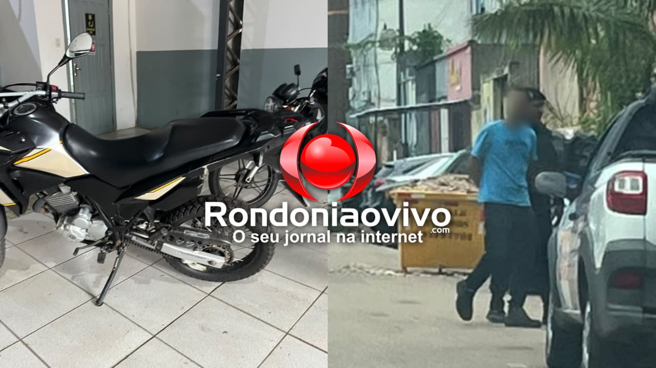 INTERCEPTADO: Homem é preso com moto XRE300 roubada comprada no Amazonas