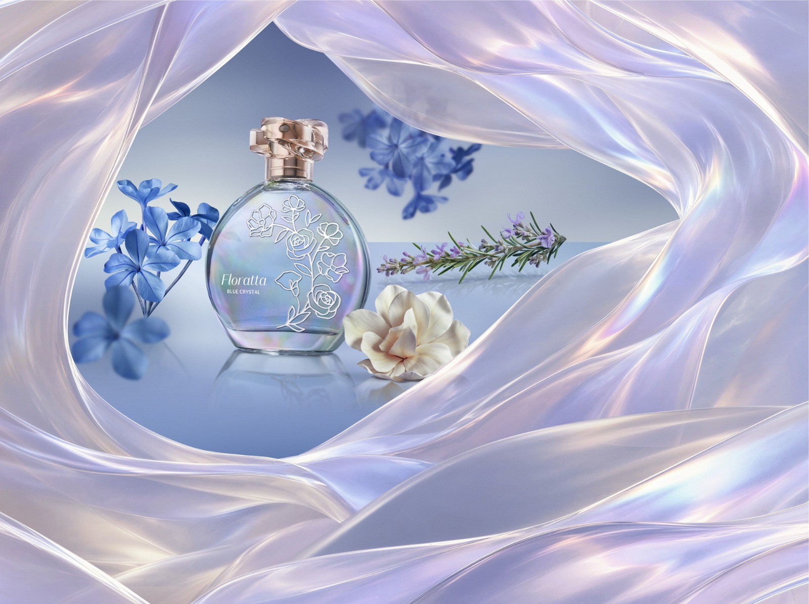 LANÇAMENTO: O Boticário inaugura tendência de perfumaria laundry com Floratta Blue Crystal