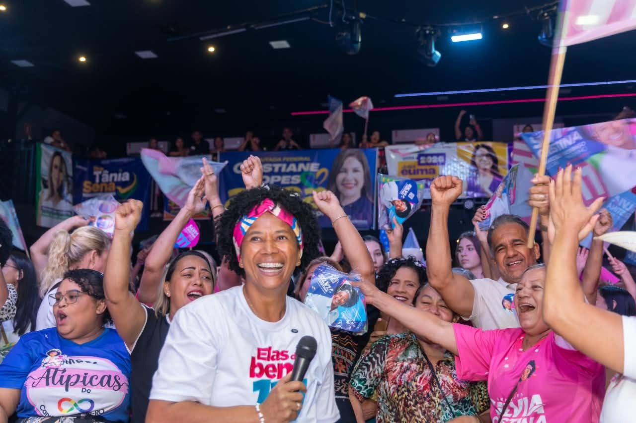 SÍLVIA CRISTINA: Candidata reúne milhares de mulheres em evento na capital