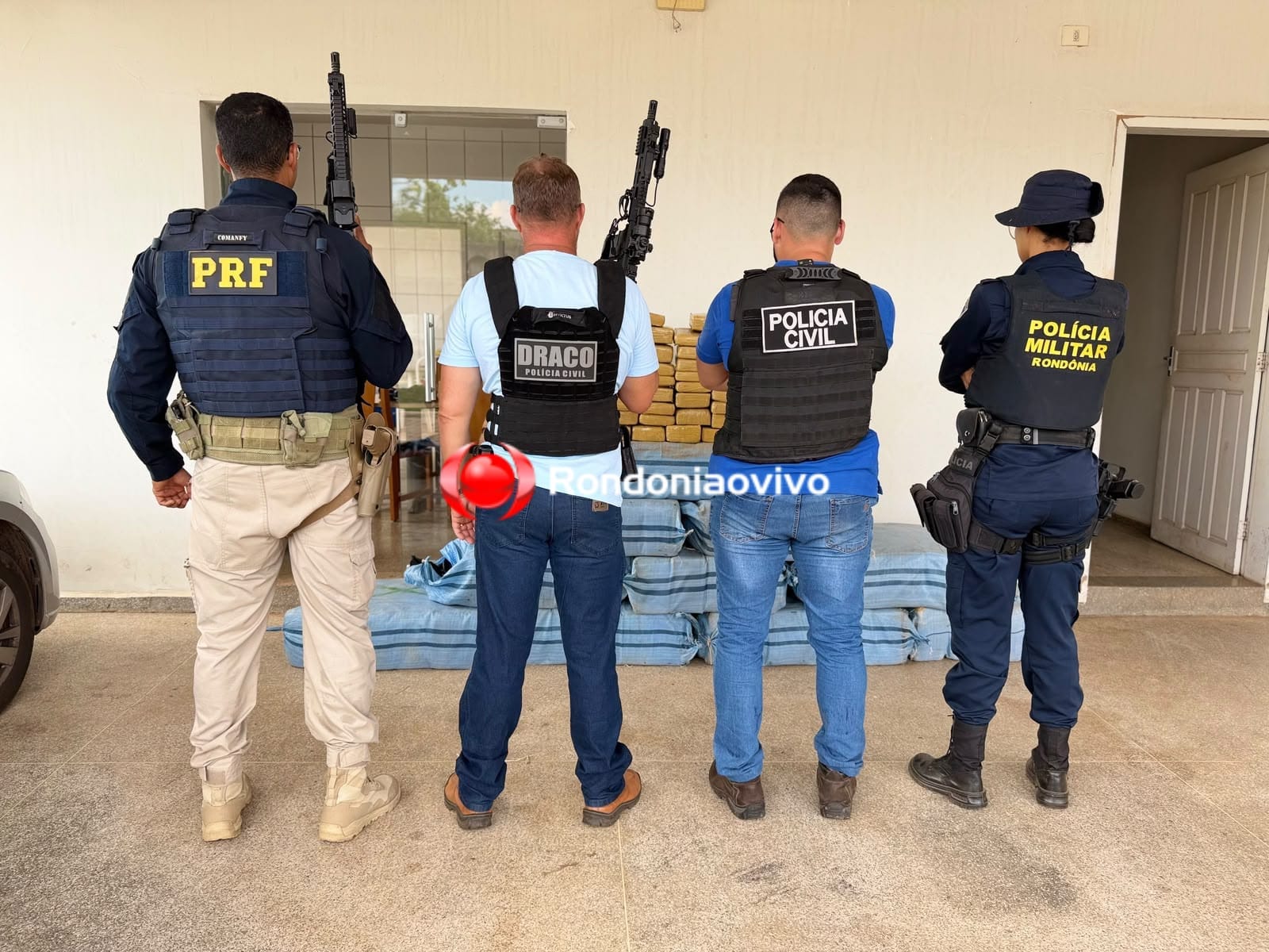 APÓS PERSEGUIÇÃO: Operação prende criminosos com mais de meia tonelada de drogas