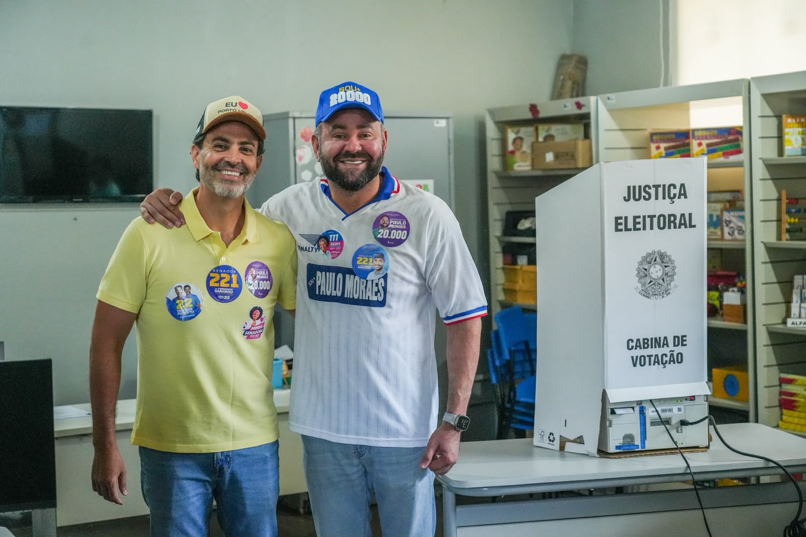 ELEIÇÕES 2026: Prefeito Léo Moraes vota em PVH e reforça importância de recursos para a capital