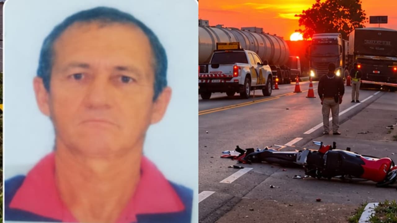 NÃO RESISTIU: Motociclista de 64 anos morre após colisão com carreta na BR-364