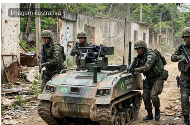 TECNOLOGIA DE GUERRA: Empresa brasileira Taurus está desenvolvimento um drone terrestre automático 