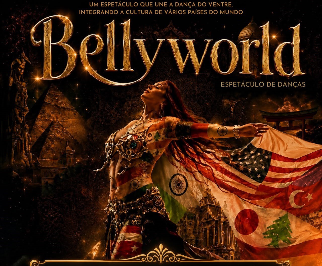 BELLYWORLD: Espetáculo celebra a dança e a trajetória de Christina Pontes em Rondônia