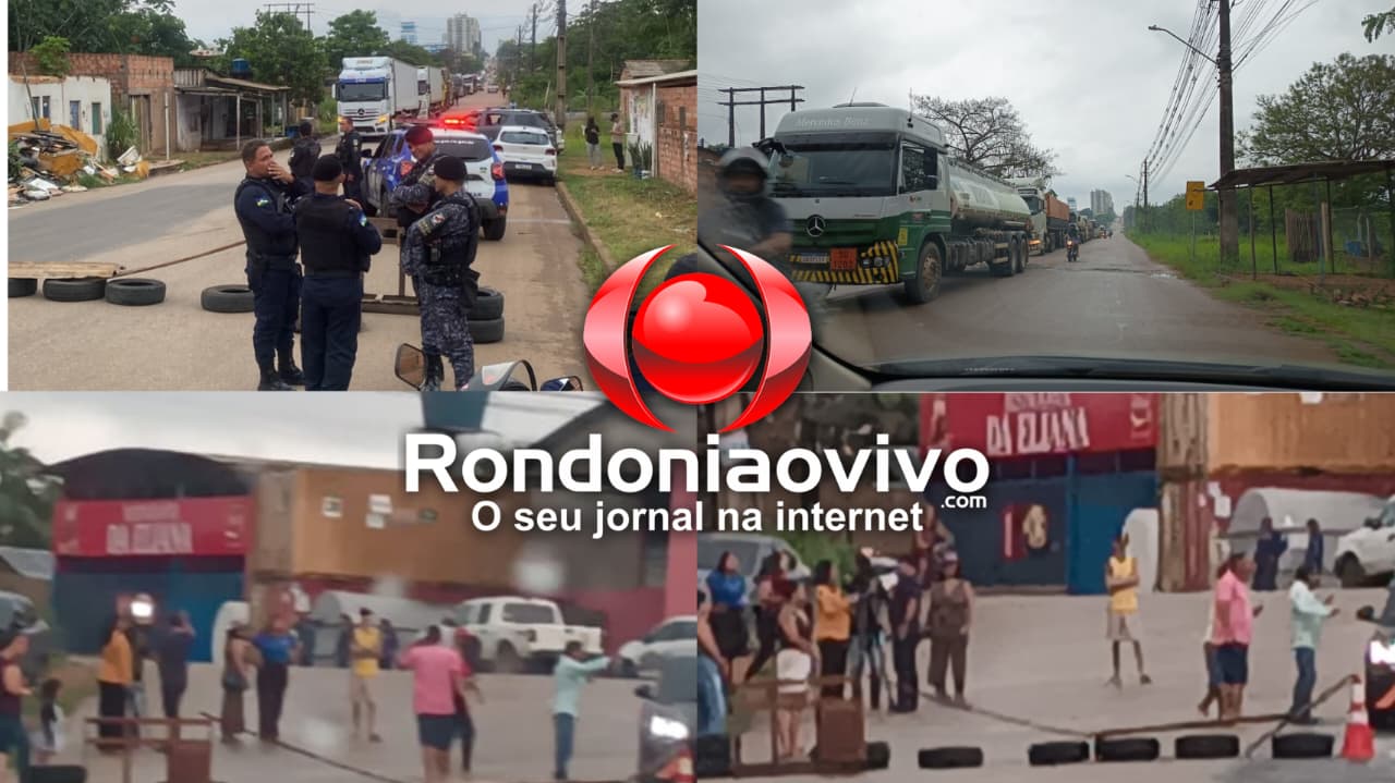 PROTESTO: Moradores fecham principal via de acesso ao bairro Nacional