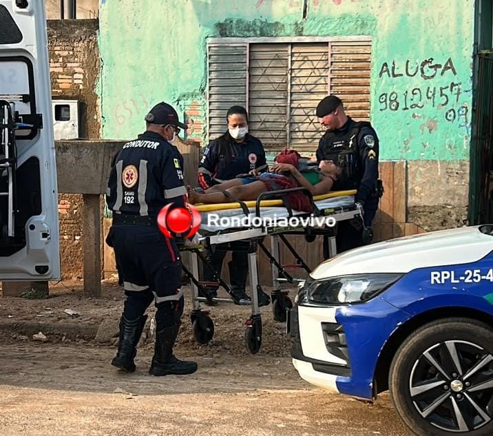 URGENTE: Mulher é atacada pelo marido e socorrida pelo SAMU