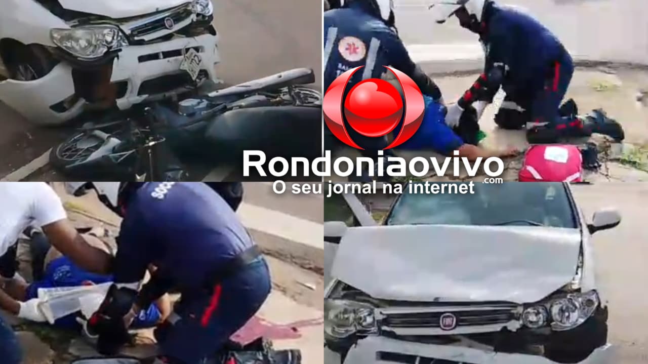 URGENTE: Homem fica em estado gravíssimo em acidente no Centro