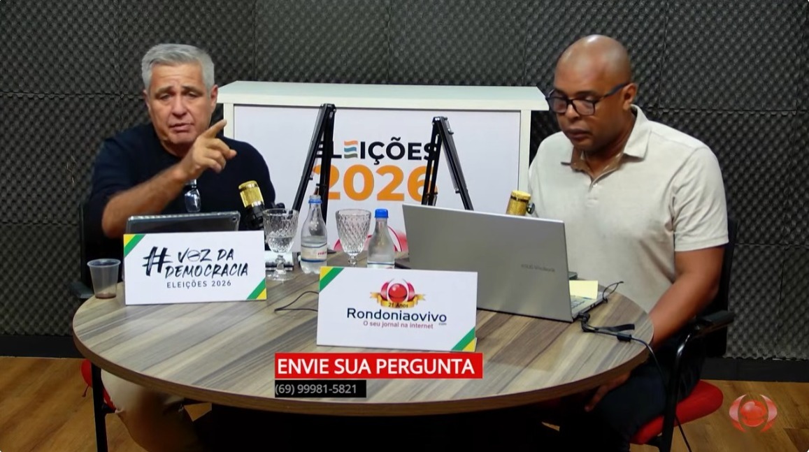 ACOMPANHE: Rondoniaovivo transmite ao vivo a apuração do 2º turno das Eleições 2026
