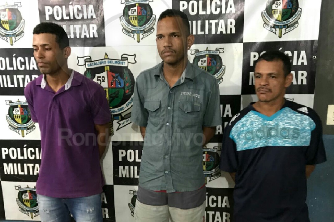 TRÁFICO: Preso trio que vendia droga em área de lazer no Orgulho do Madeira