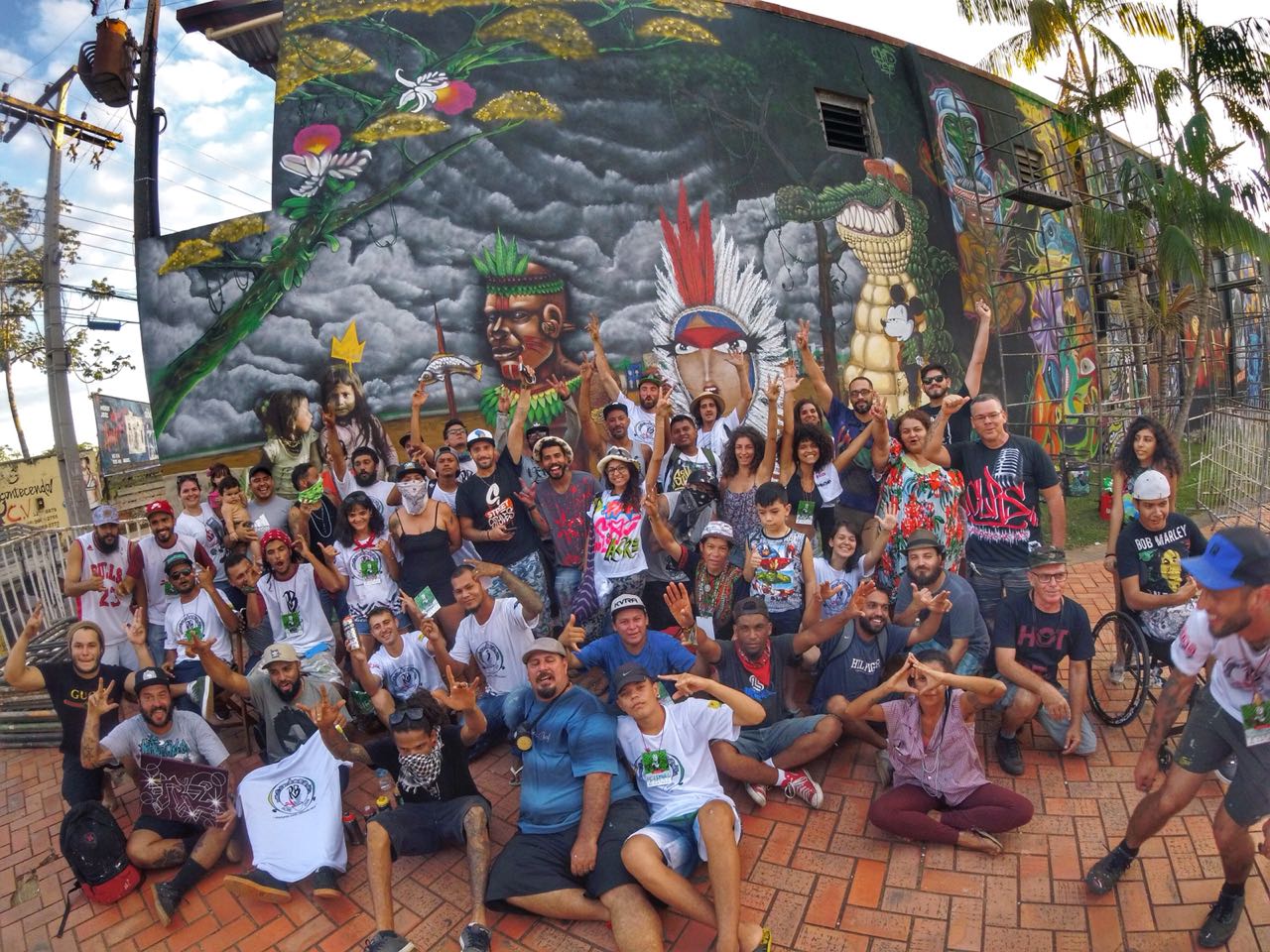 VEJA FOTOS: Três Grafiteiros de Porto Velho participam do RB Grafitte no Acre