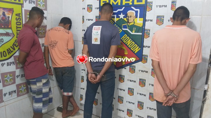 RASTREADA: Após roubo de motocicleta, polícia prende quadrilha com duas armas de fogo