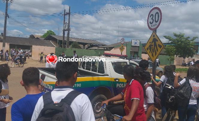 SELVAGERIA: Briga em frente a escola entre tio de aluno e estudantes acaba com homem preso