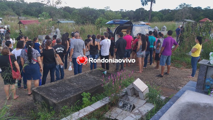 COMOÇÃO: Corpo de policial civil é enterrado sob salva de tiros em Porto Velho