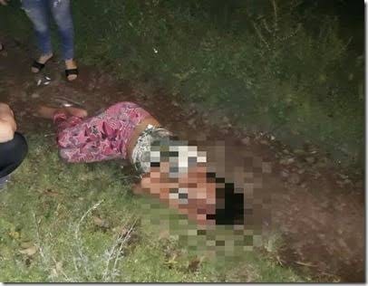 AGONIZANDO: Após ser agredida a pauladas por marido, mulher é encontrada em matagal