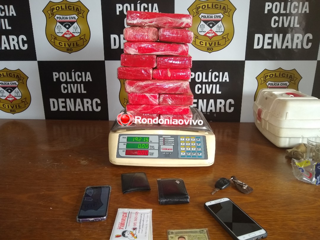 VÍDEO: Denarc prende traficantes com quase 20 quilos de cocaína na BR-364