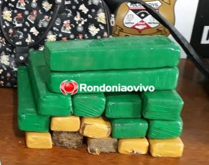 DENARC: Passageira de ônibus é flagrada com 15 quilos de maconha na BR-364