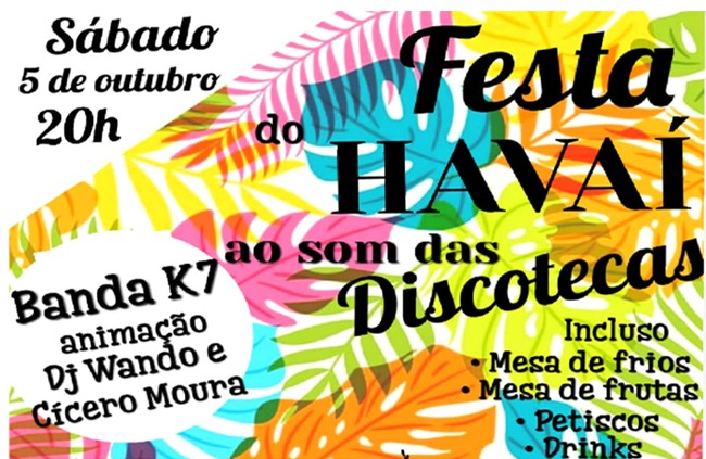 VEM AÍ: 'Baile do Havaí' ao som das discotecas na ALASS 5º BEC