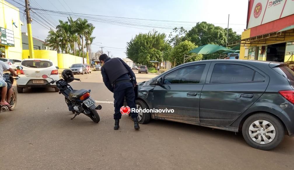 NA CAPITAL: Motorista de carro causa acidente e deixa casal ferido ao fazer retorno em avenida