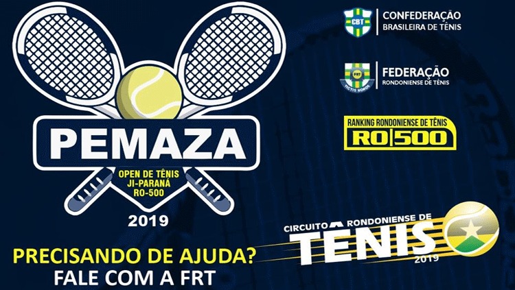 TORNEIO: Inscrições abertas para o Pemaza Open de Tênis RO 500 em Ji-Paraná