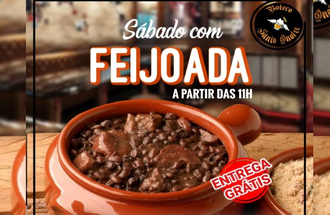 PUBLICAÇÃO SOLIDÁRIA: Boteco Santo Onofre está oferecendo feijoada no Delivery