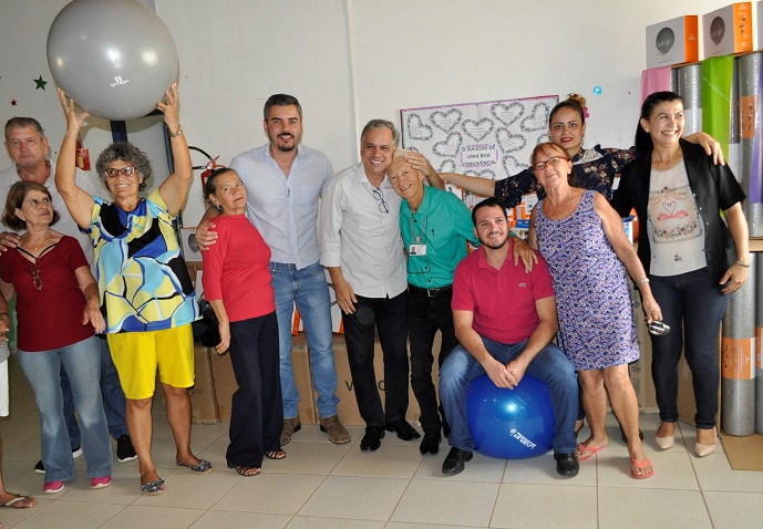 MELHOR IDADE: Geraldo da Rondônia entrega estúdio de pilates para centro de convivência do idoso