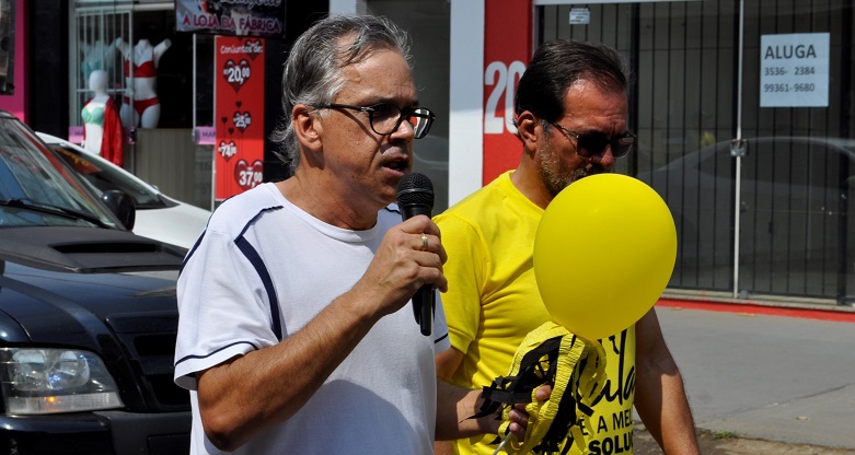 CAMPANHA: Geraldo da Rondônia participa de caminhada de conscientização