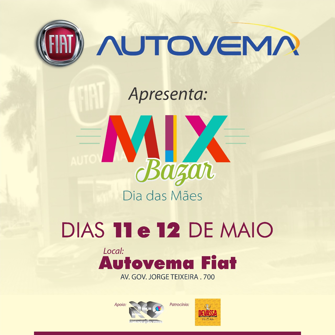 Mix Bazar dia 11 e 12 de maio